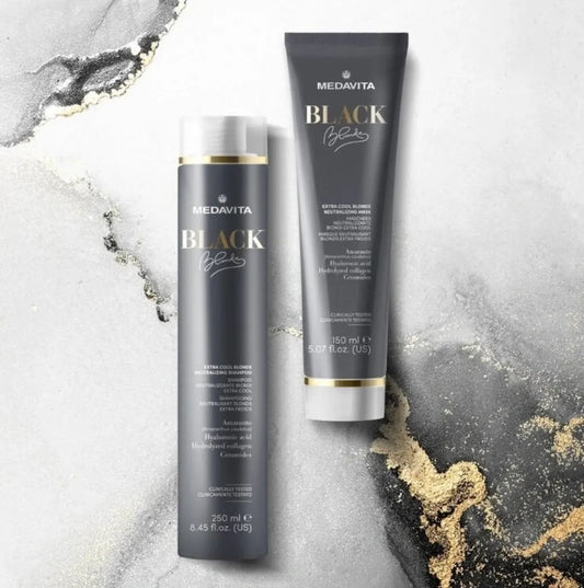 Médavita. Shampoing neutralisant "Black Blondie" blonds extra froids - Pour les cheveux blonds (250ml/8.4oz)
