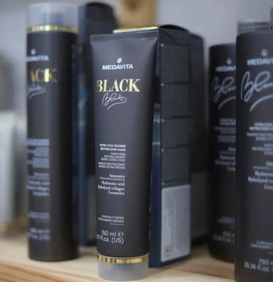 Médavita. Masque neutralisant blonds extra froid "Black Blondie" 150 ml
