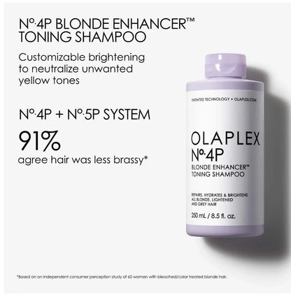 OLAPLEX : Shampooing tonifiant No.4P Blonde Enhancer 250 ml