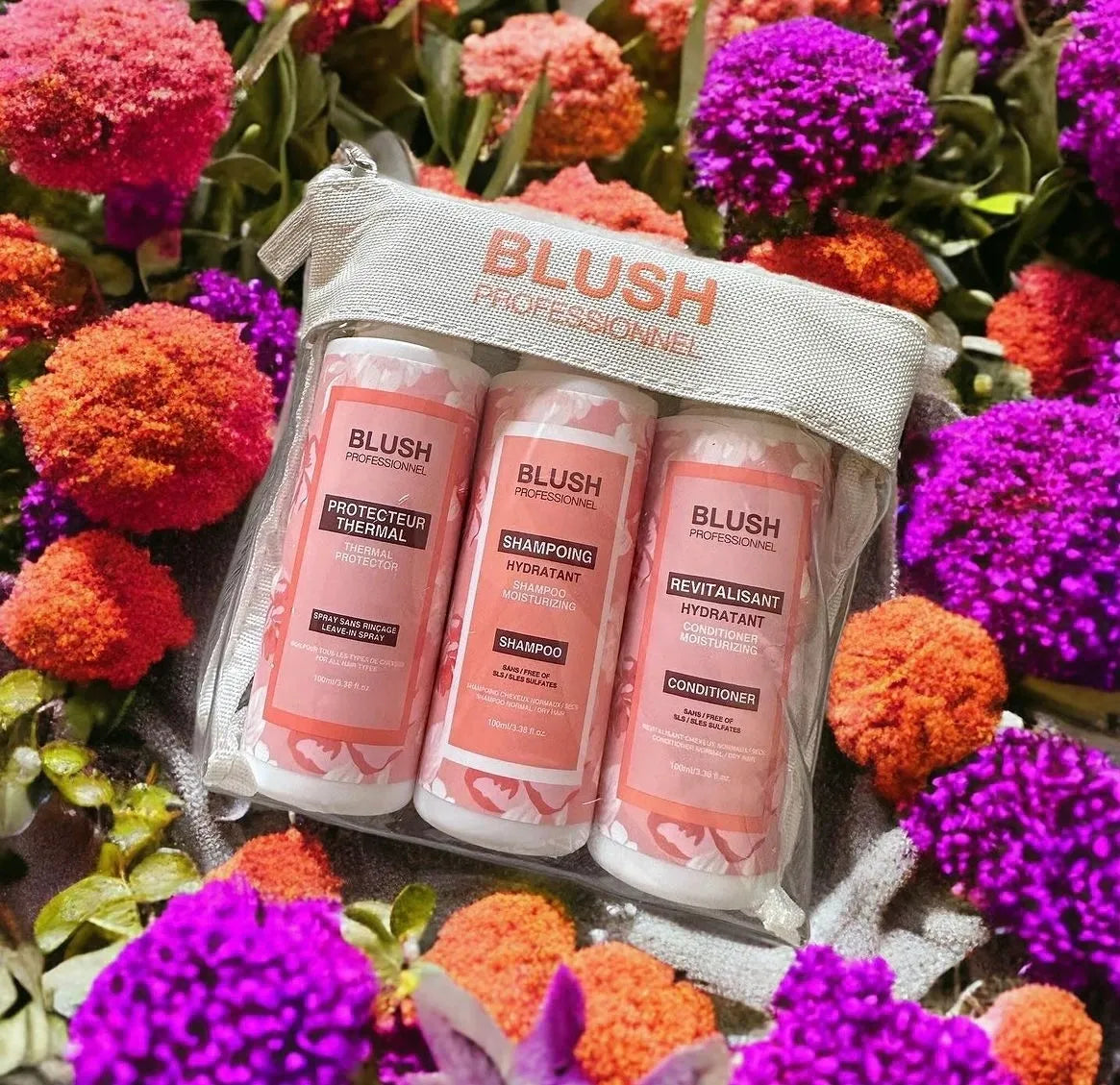 Ensemble de voyage (3 X 100ML) Blush Professionel