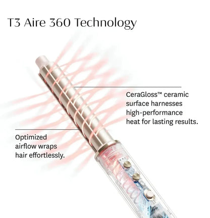 T3 Aire 360 Ensemble de mise en plis (Blanc)