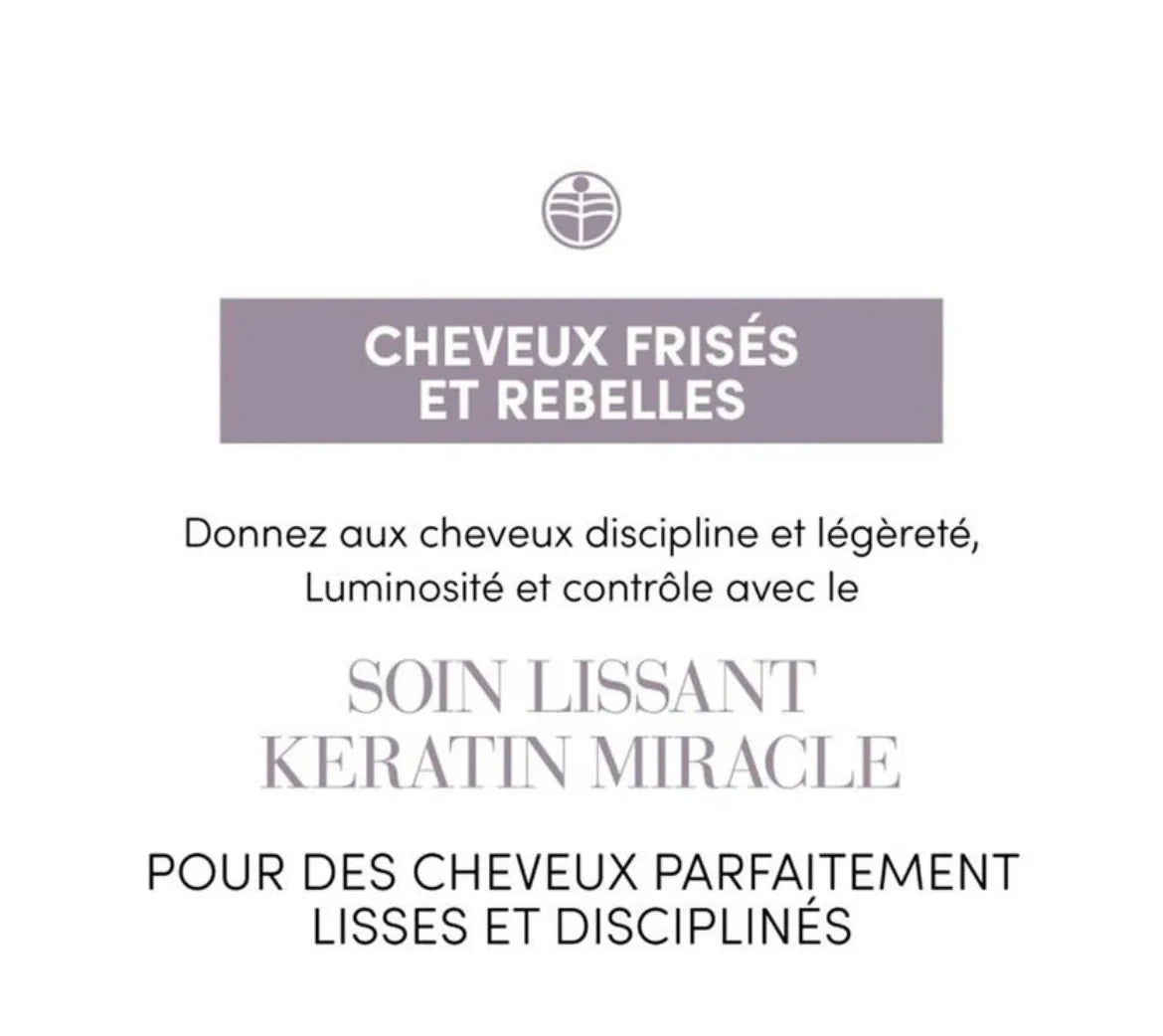 Masque super-lissage soyeux "Keratin Miracle" 250 ml