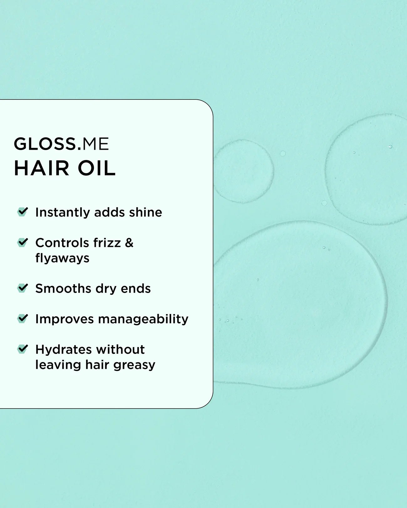 Design Me Ornement Huile pour cheveux GLOSS.ME