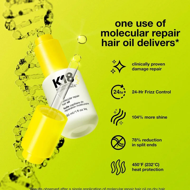 K18. Huile Capillaire de Réparation Moléculaire - 30 ml