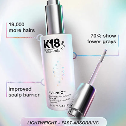 K18. Sérum Biomimétique Longévité Capillaire Future IQ - 90 ml