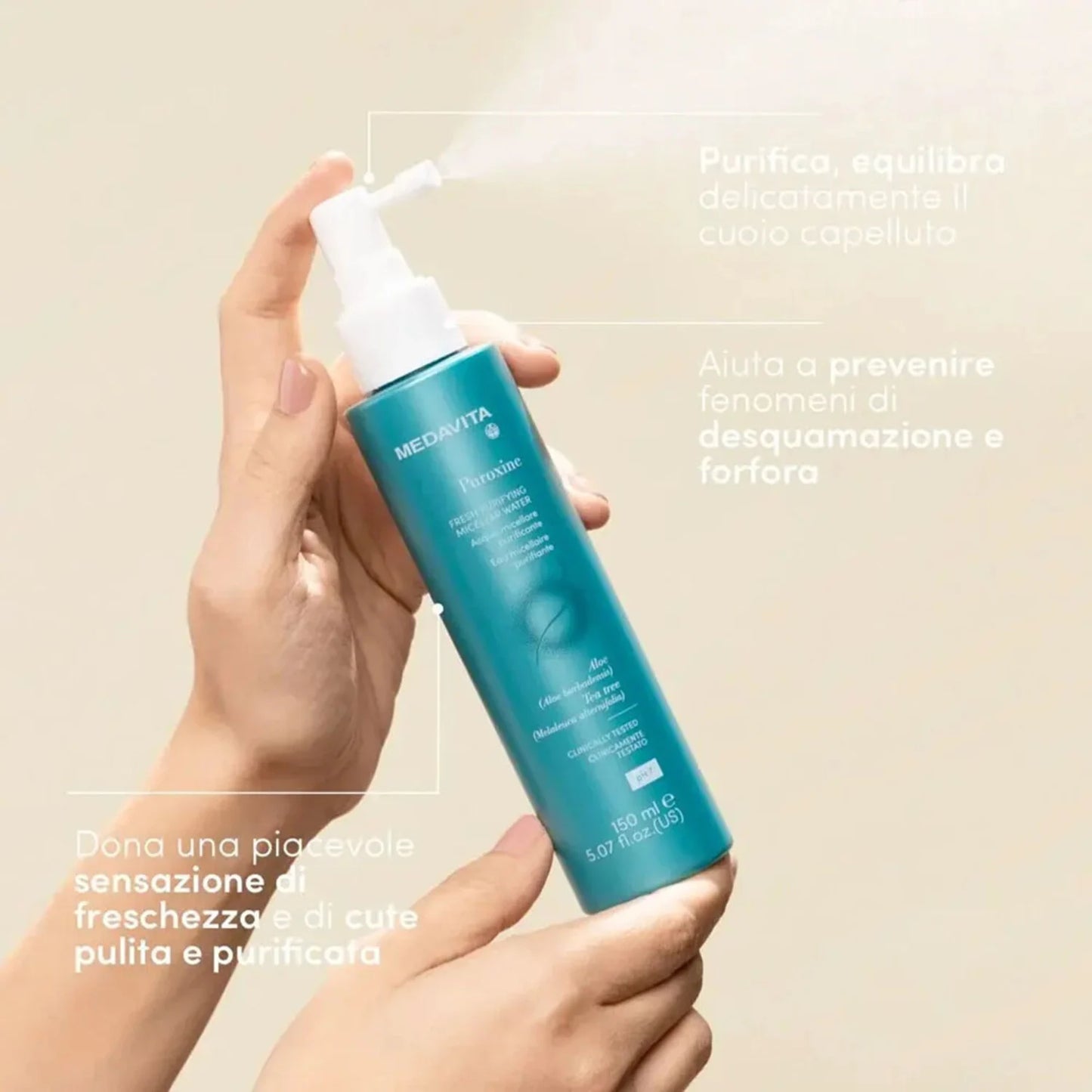 Medavita Eau micellaire purifiante Puroxine