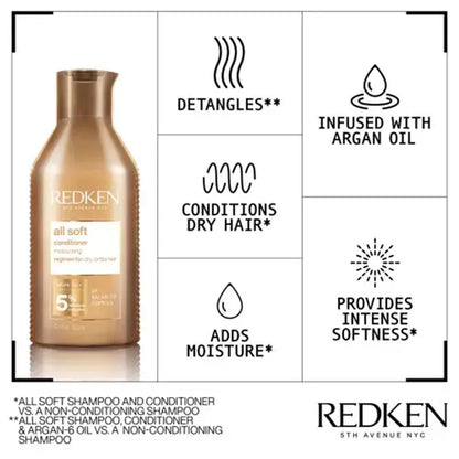 Redken. Revitalisant All Soft - 1000 ml